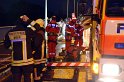 Einsatz BF Hoehenretter Koelner Seilbahn Hoehe Zoobruecke P2307